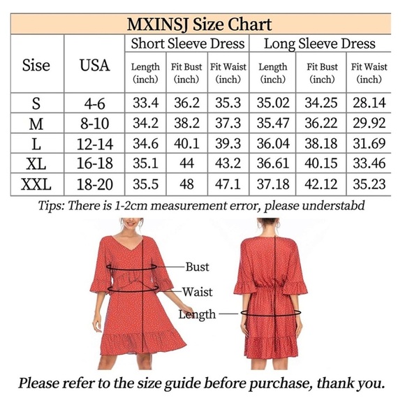 NWT Blue and White Polka Dot Ruffle Dress Women Size Small - Picture 12 of 14